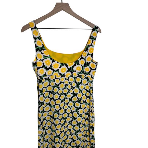 DIANE VON FURSTENBERG For Target 90s Shift Yellow Poppy Mini Dress - Picture 10 of 10